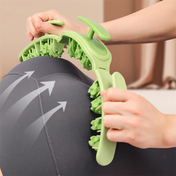 Multifunctional Manual Round Massager Roller Fitness Waist Buttocks Muscles Leg Gripper Stovepipe Thigh Removable Massage Gym Tool Beauty Health - Image 9