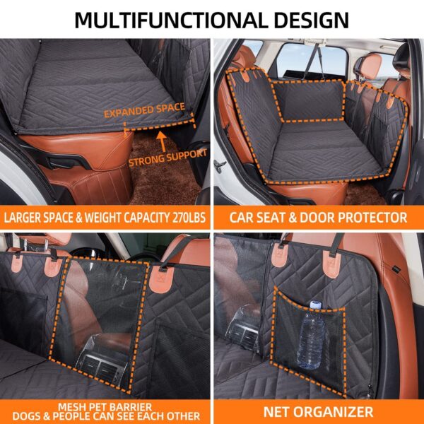 Load-bearing Lengthened Vehicle-mounted Pet Mat Travel Dog Hammock - Image 4